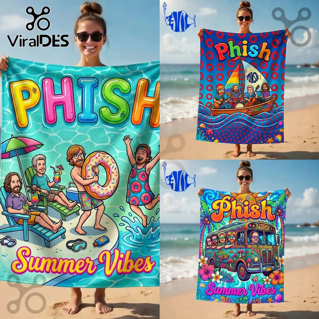 PHISH Summer Vibes Beach Towel
