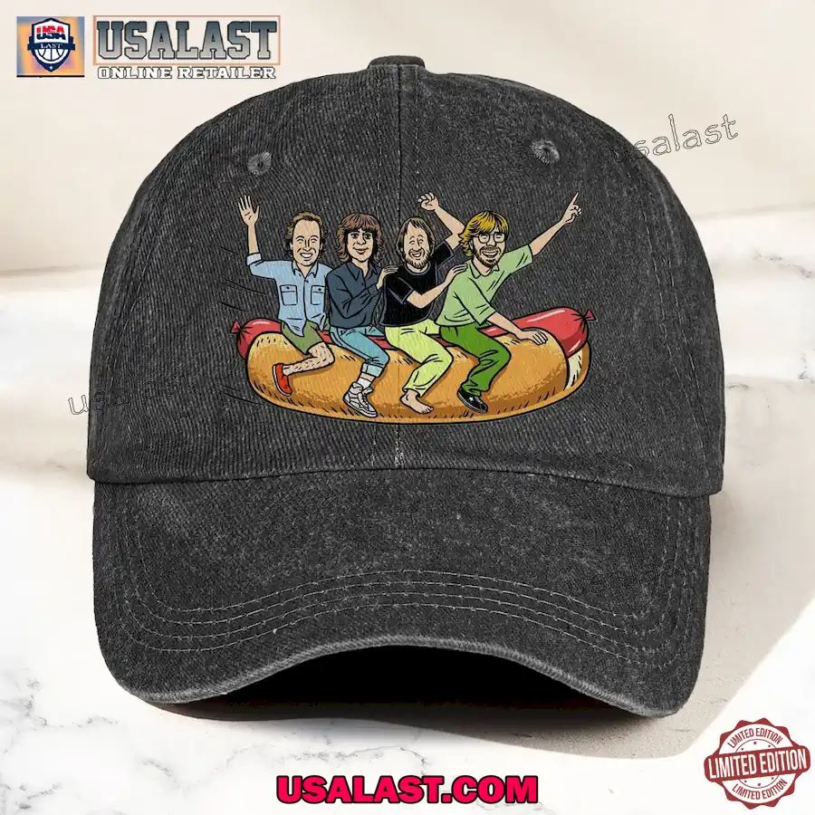 Phish Flying Hot Dog Vintage Denim Cap