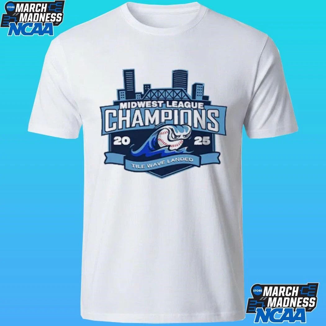 West Michigan Whitecaps Midwest League Champions 2025 Baseball Shirt