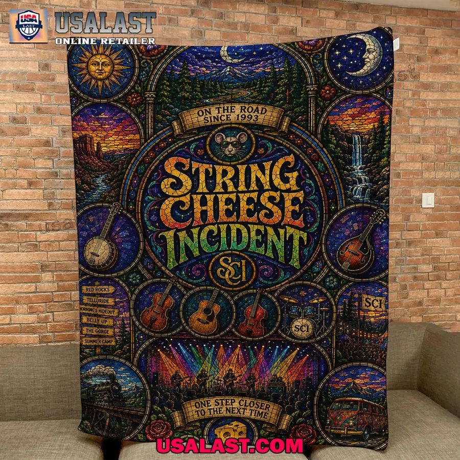 The String Cheese Incident On The Road Since 1993 Commemorative Quilt Blanket