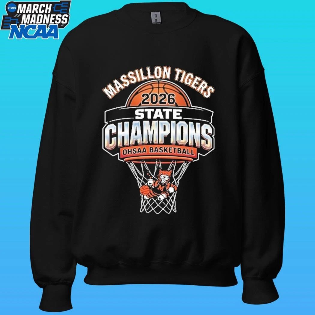 Massillon Tigers Ohsaa State Champions 2026 Shirt