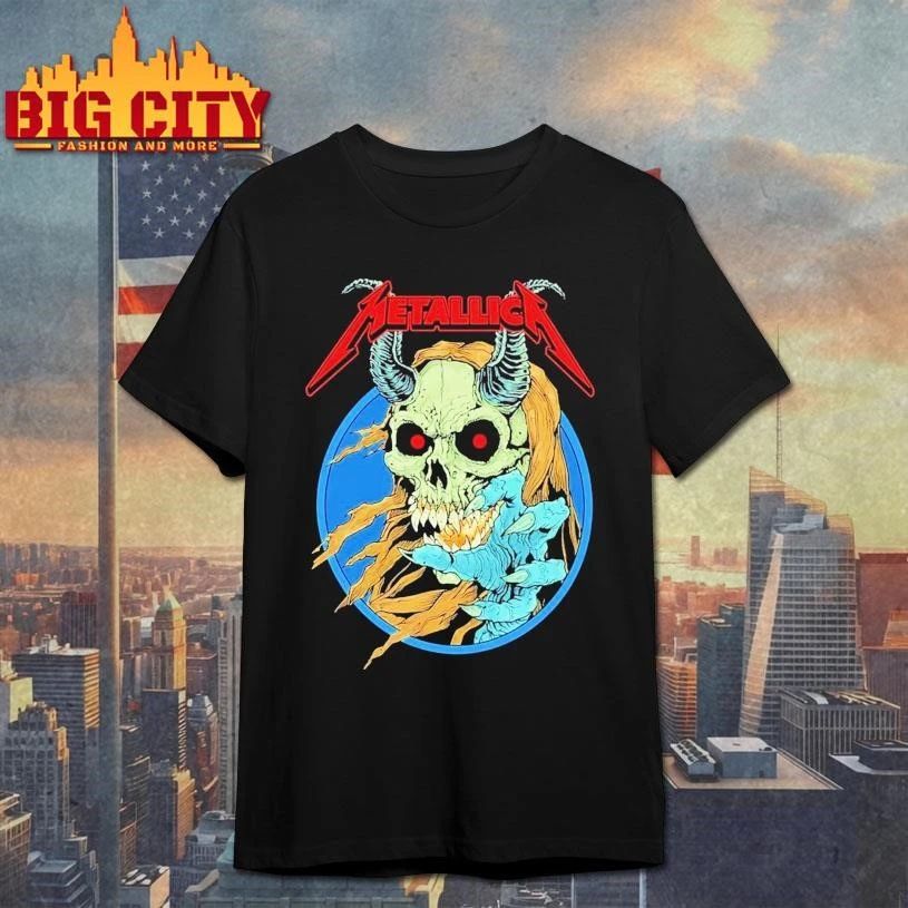 Metallica Pop-Up Shop M72 European World Tour 2026 Skull Shirt