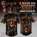 Grateful Dead Rochester Red Wings Tie Dye Baseball Jersey
