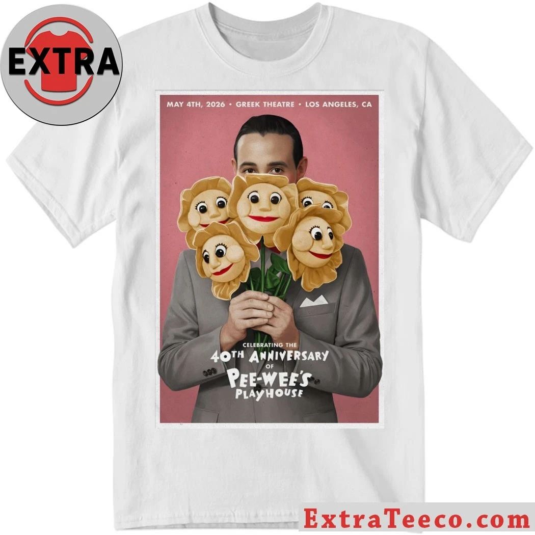 Pee-wee Herman Los Angeles CA May 4 2026 Poster Shirt
