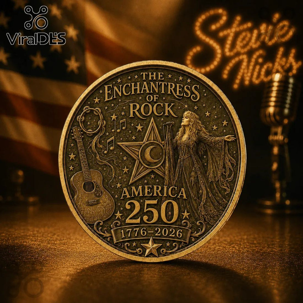 Stevie Nicks Enchantress of Rock America 250th Anniversary Collectible Coin