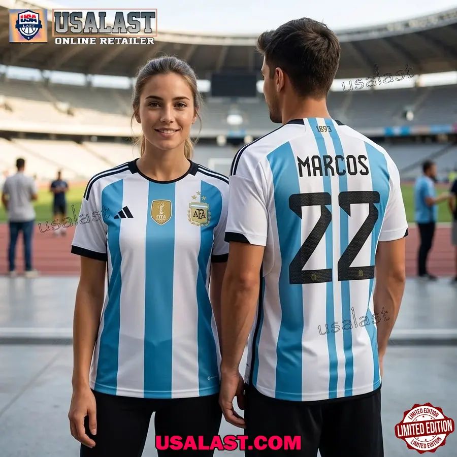 Personalized Argentina Home Kit World Cup 2026 Jersey Shirt