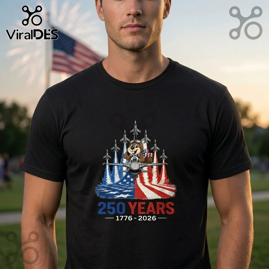 Buc-ee’s 250 Years of Freedom 1776-2026 America Anniversary T-Shirt