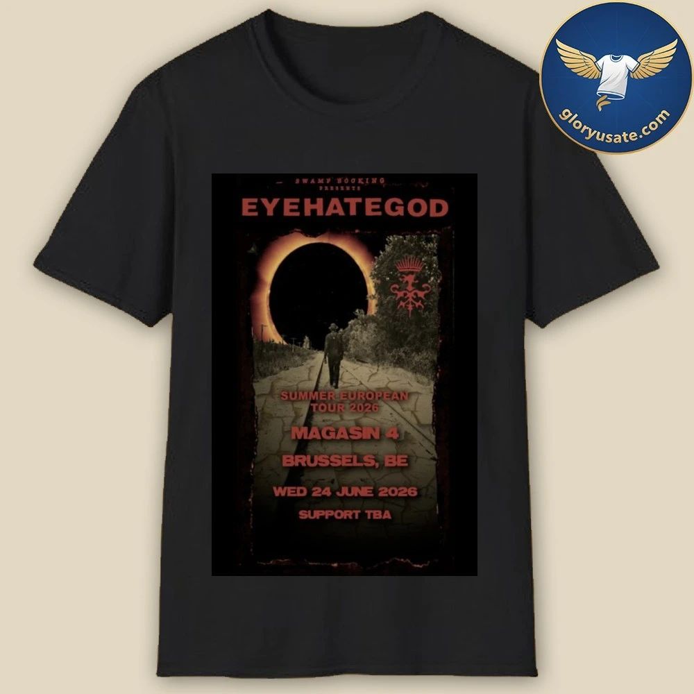 Eyehategod June 24 2026 Magasin 4 Bruxelles BE Poster Shirt