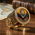 Colombia Independence 20 July 1810 Gold Plated Ring