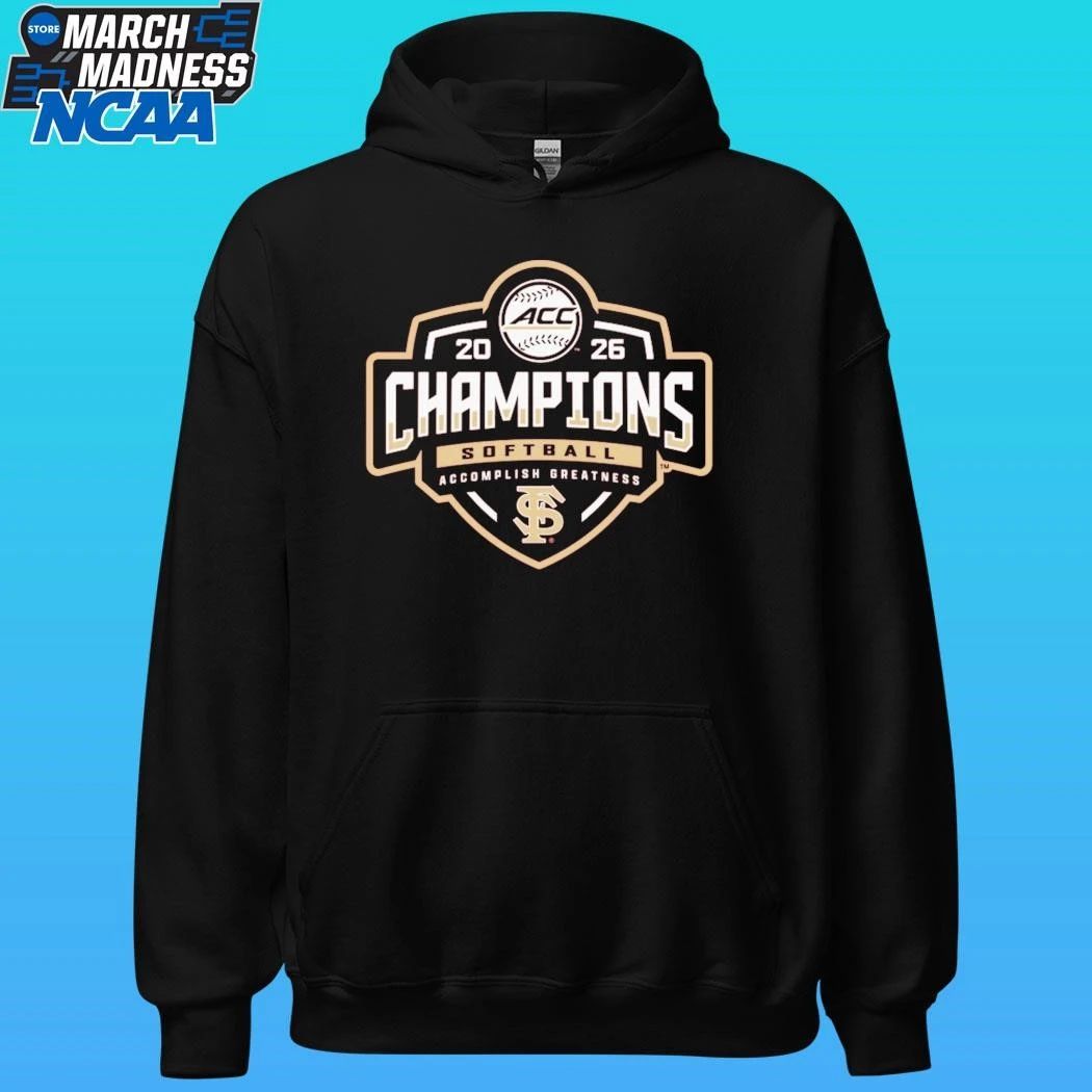 Florida State Seminoles Garnet 2026 Acc Softball Tournament Champions Locker Room Shirt