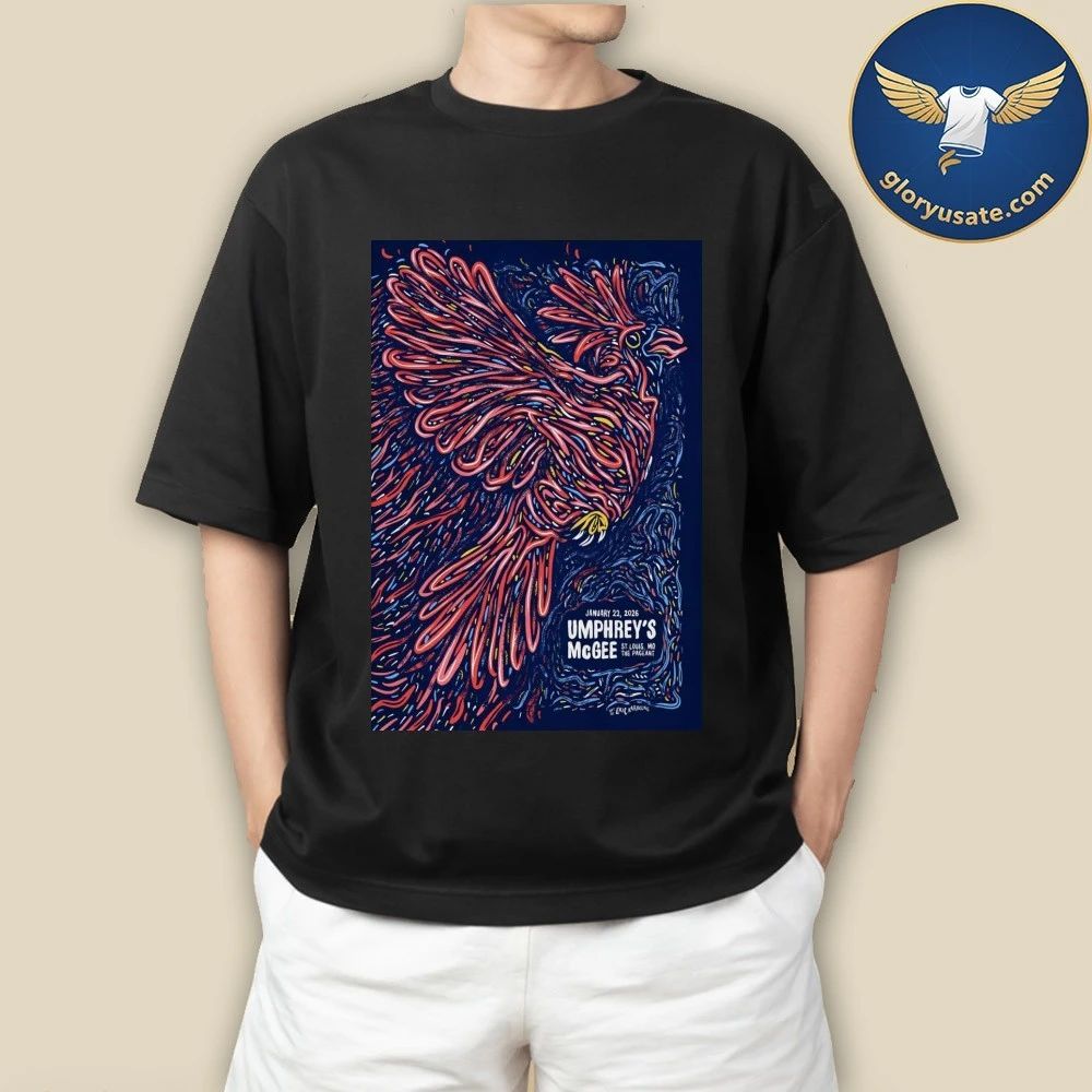 Umphrey’s McGee Jan 22 2026 The Pageant in St. Louis MO Poster Shirt