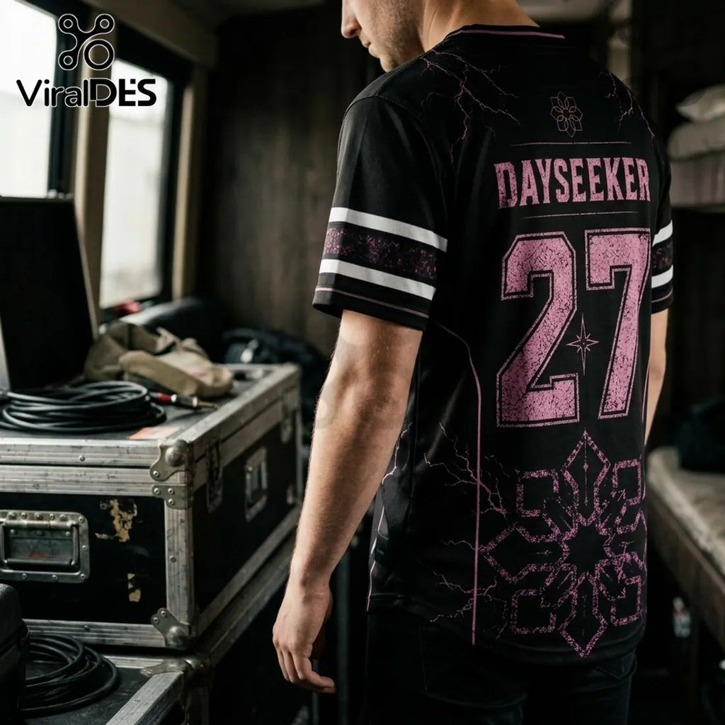 Dayseeker Black and Pink 2027 Australian Tour Football Jersey
