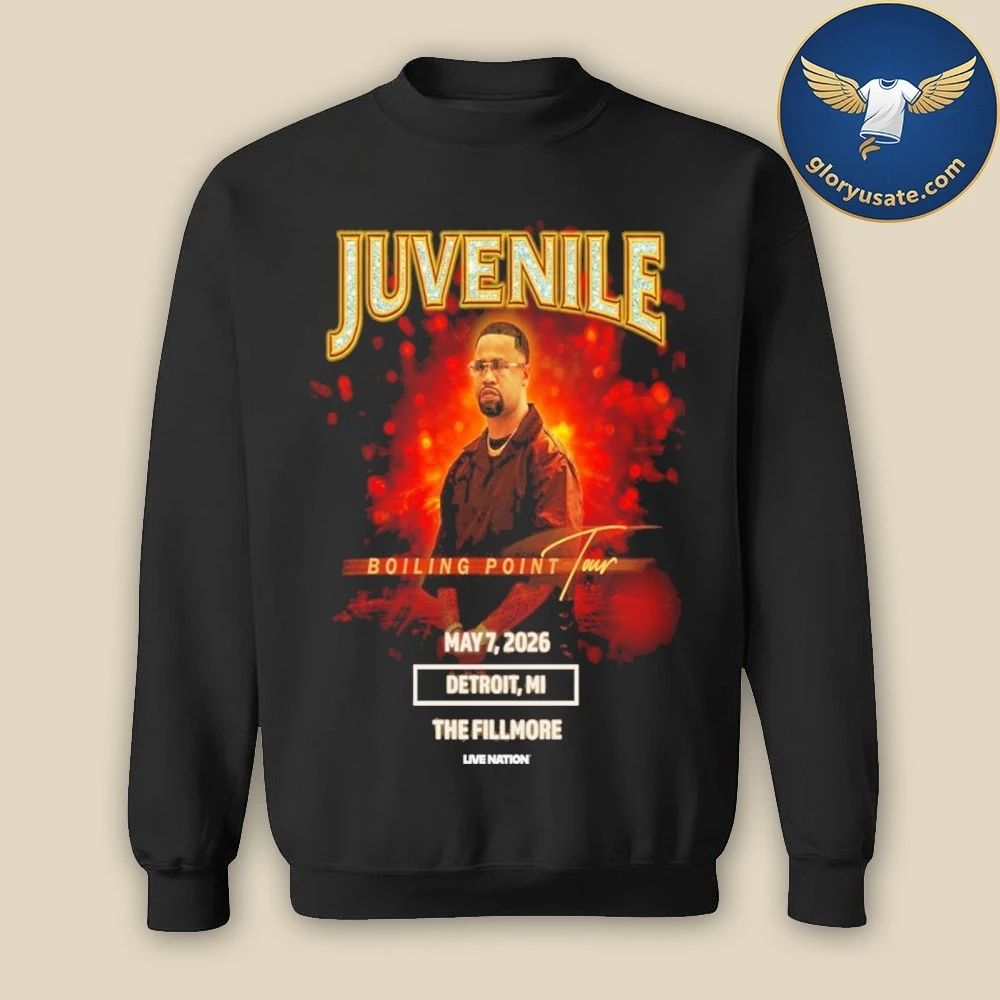 Juvenile May 7 2026 The Fillmore Detroit MI Poster Shirt