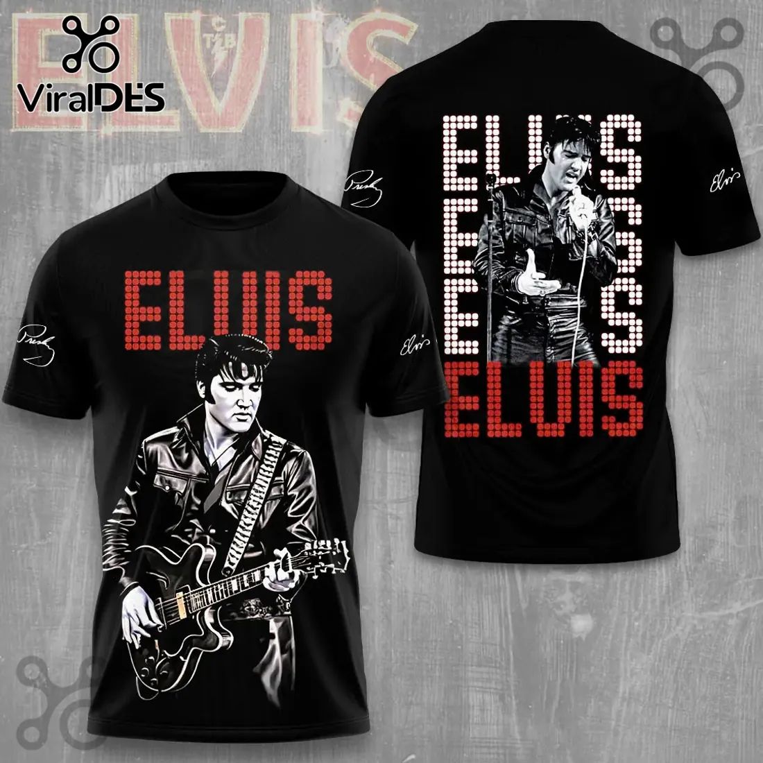 Elvis Presley Iconic Rock Legend Vivid Hoodie
