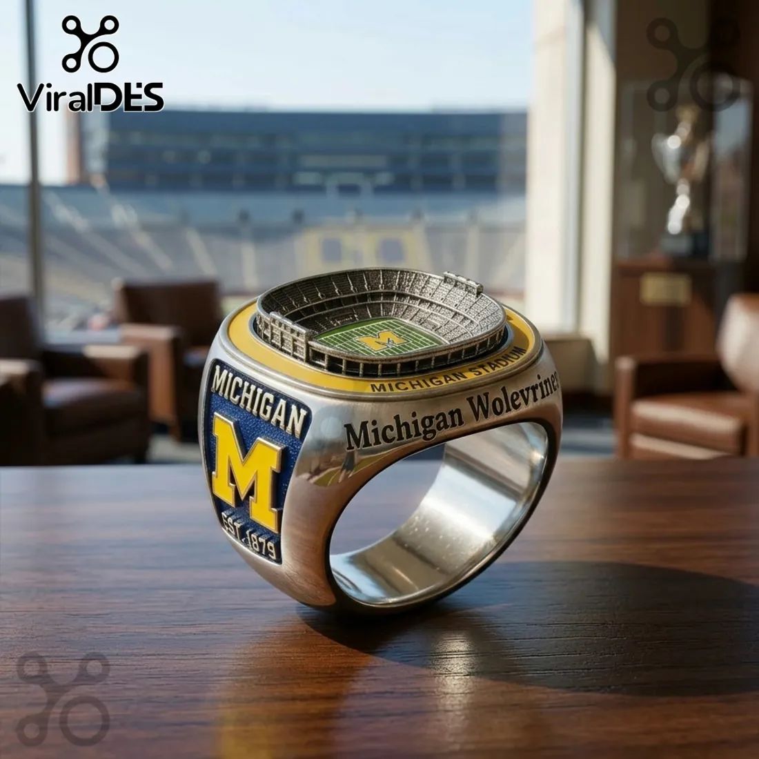 Michigan Wolverines Michigan Stadium Championship Ring