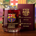 FC Barcelona 126th Anniversary Crystal Whiskey Glass
