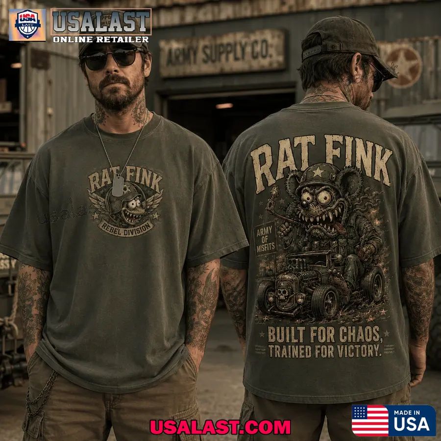 Rat Fink Army Of Misfits Classic 3D T-Shirt