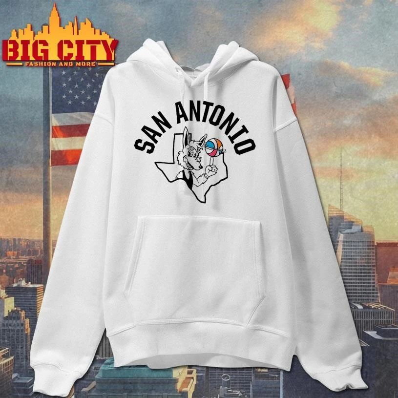 Coyote San Antonio Spurs NBA 2026 Playoffs mascot shirt