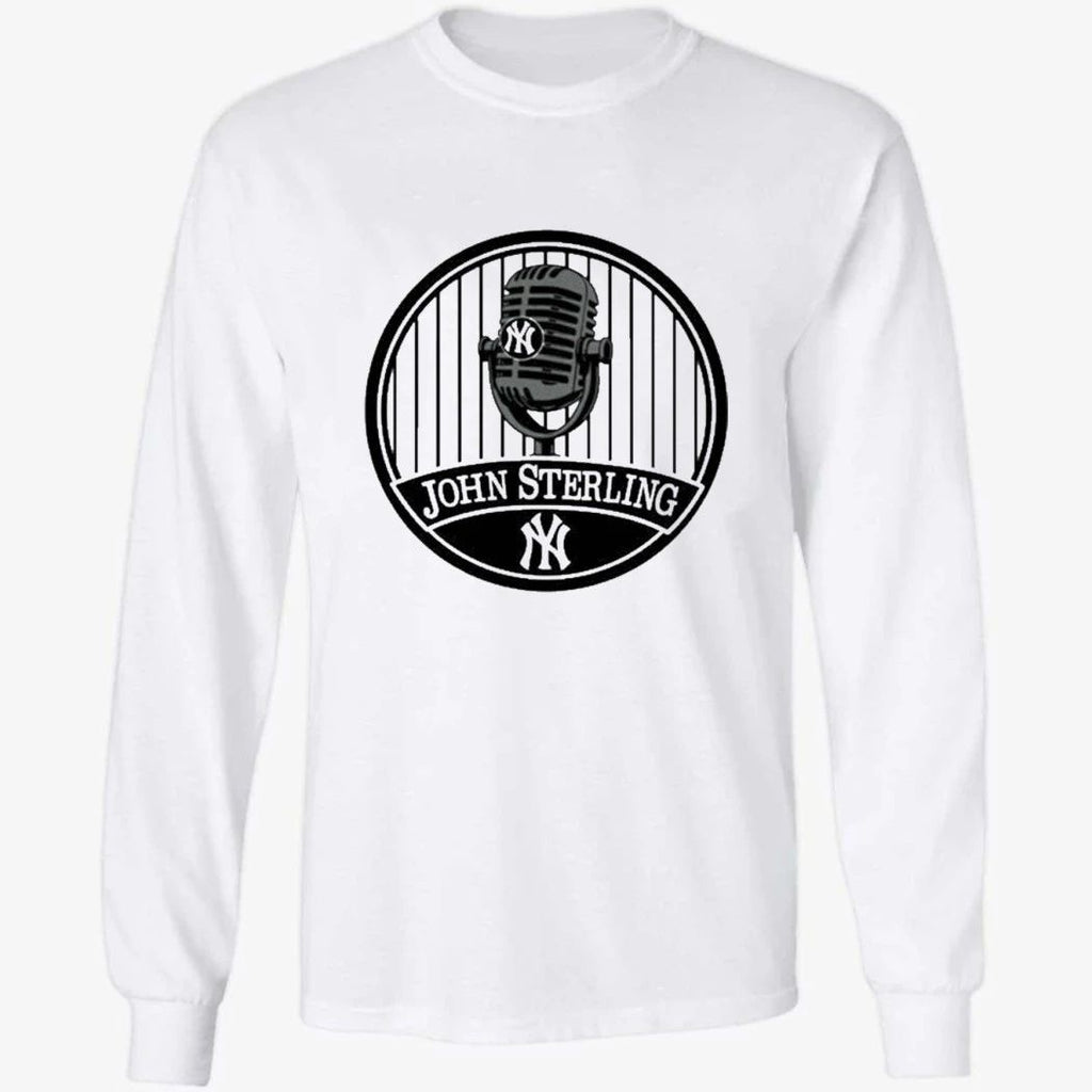 NY Yankees Memorial Patch For John Sterling Shirt