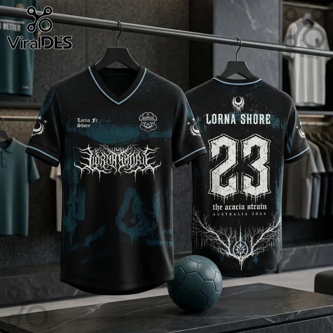 Lorna Shore x The Acacia Strain Australia 2026 Football Jersey
