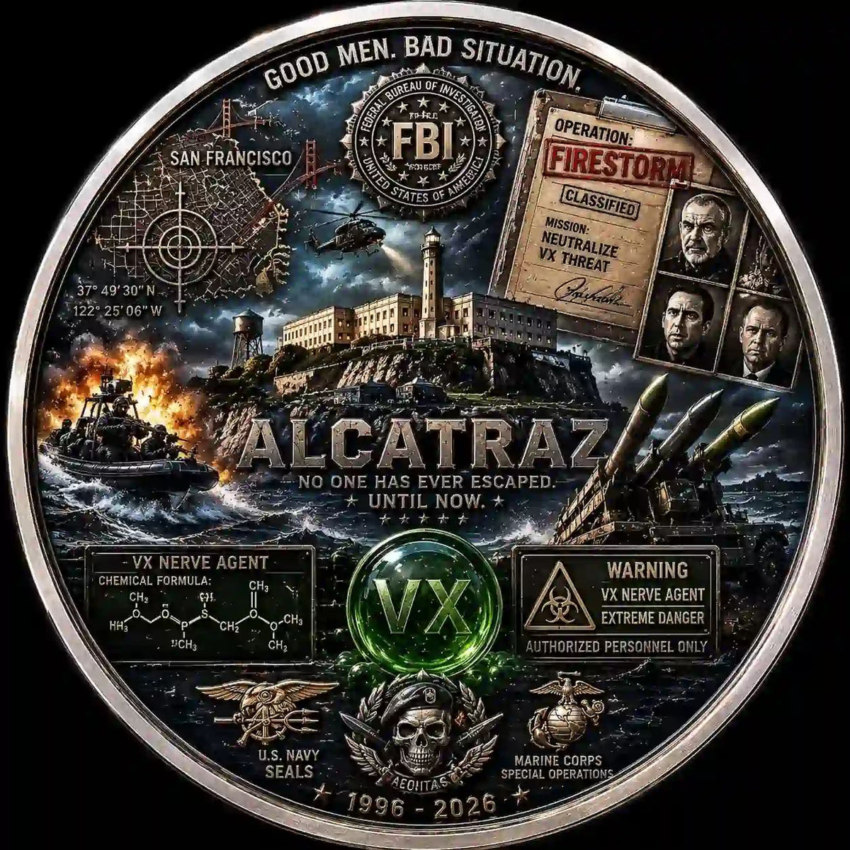 The Rock 30th Anniversary Commemorative Coin
