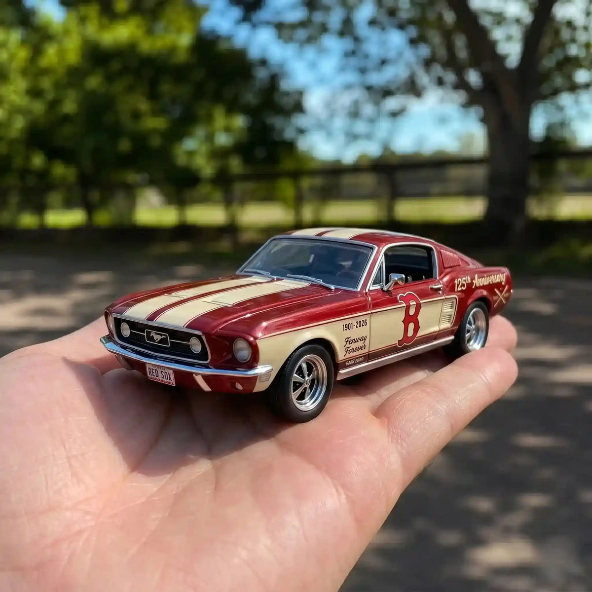 Wheels Boston Red Sox 125th Anniversary 1967 Ford Mustang Fastback