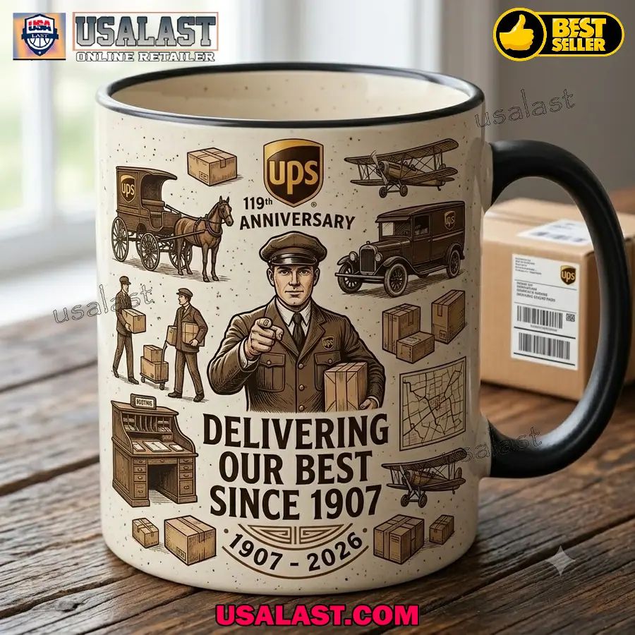 UPS 119th Anniversary 1907-2026 Coffee Mug