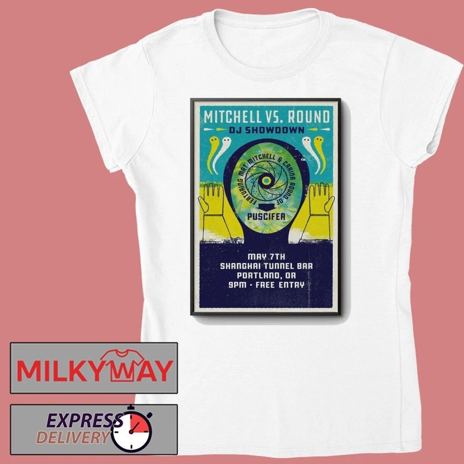 May 7 2026 Mitchell vs. Round Poster Portland, OR shirt