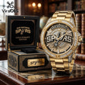 San Antonio Spurs Gold Premium Diamond Men’s Watch