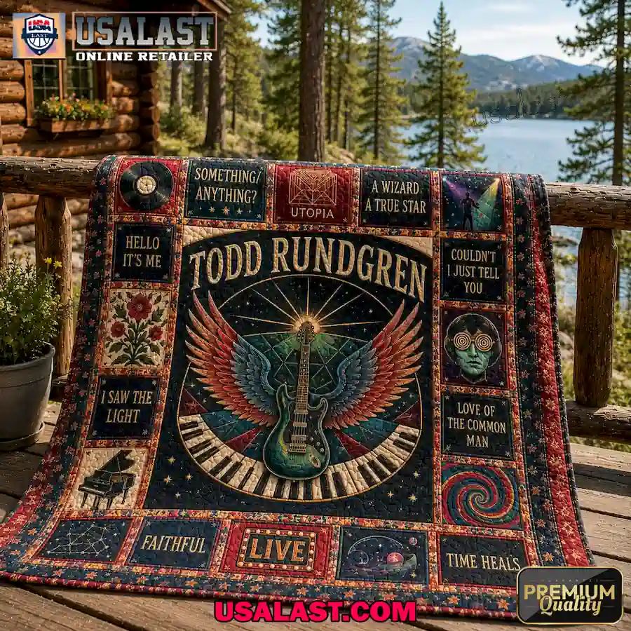 Todd Rundgren Hello It’s Me Edition Quilt Blanket