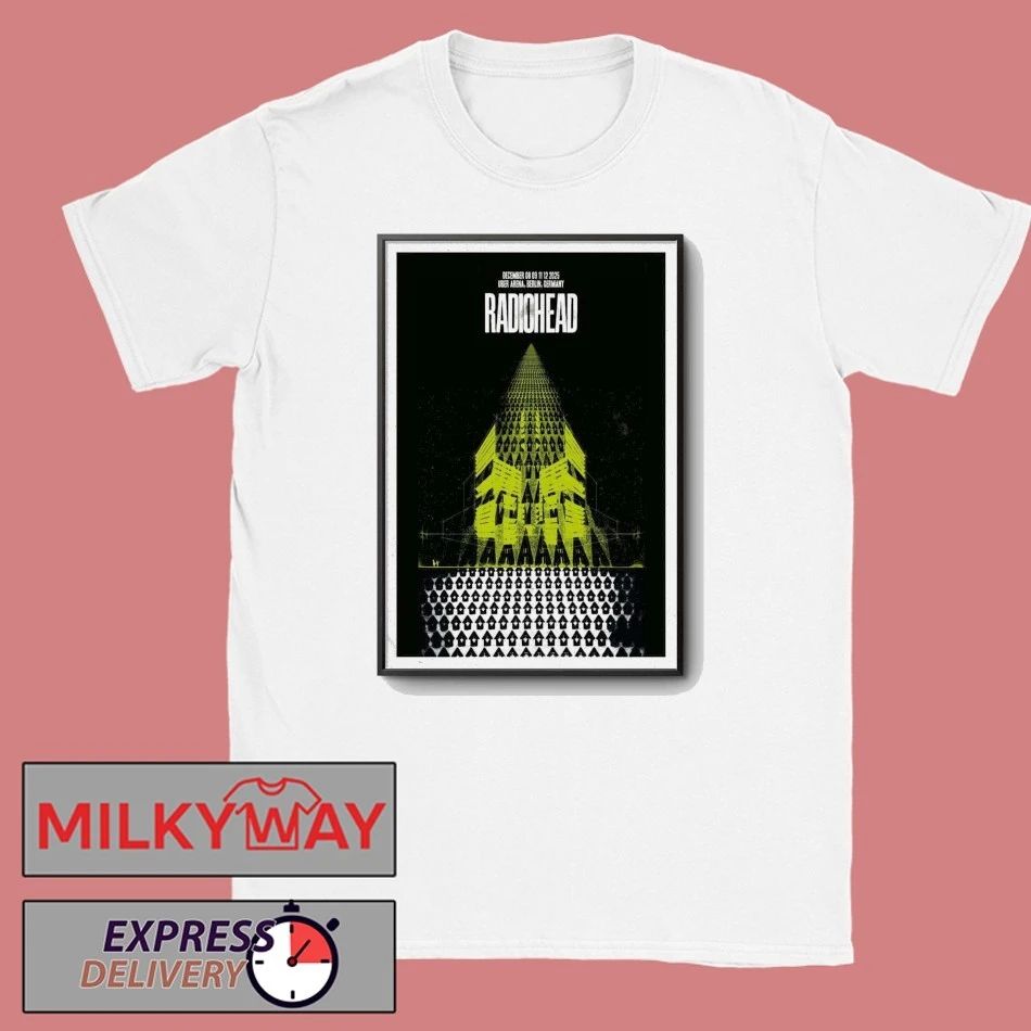 Radiohead Tour Berlin December 08-12, 2025 Poster shirt