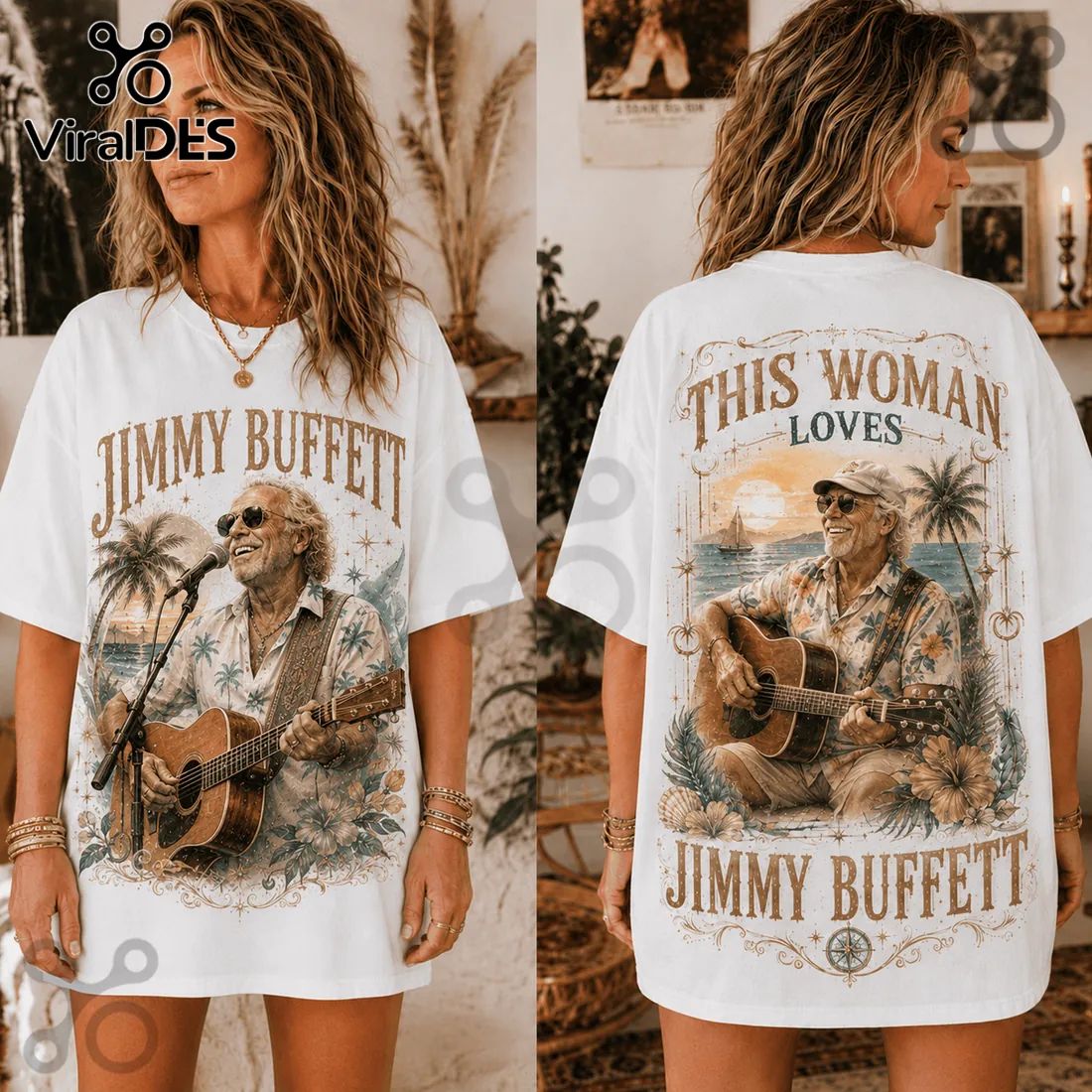 This Woman Loves Jimmy Buffett Vintage T-Shirt