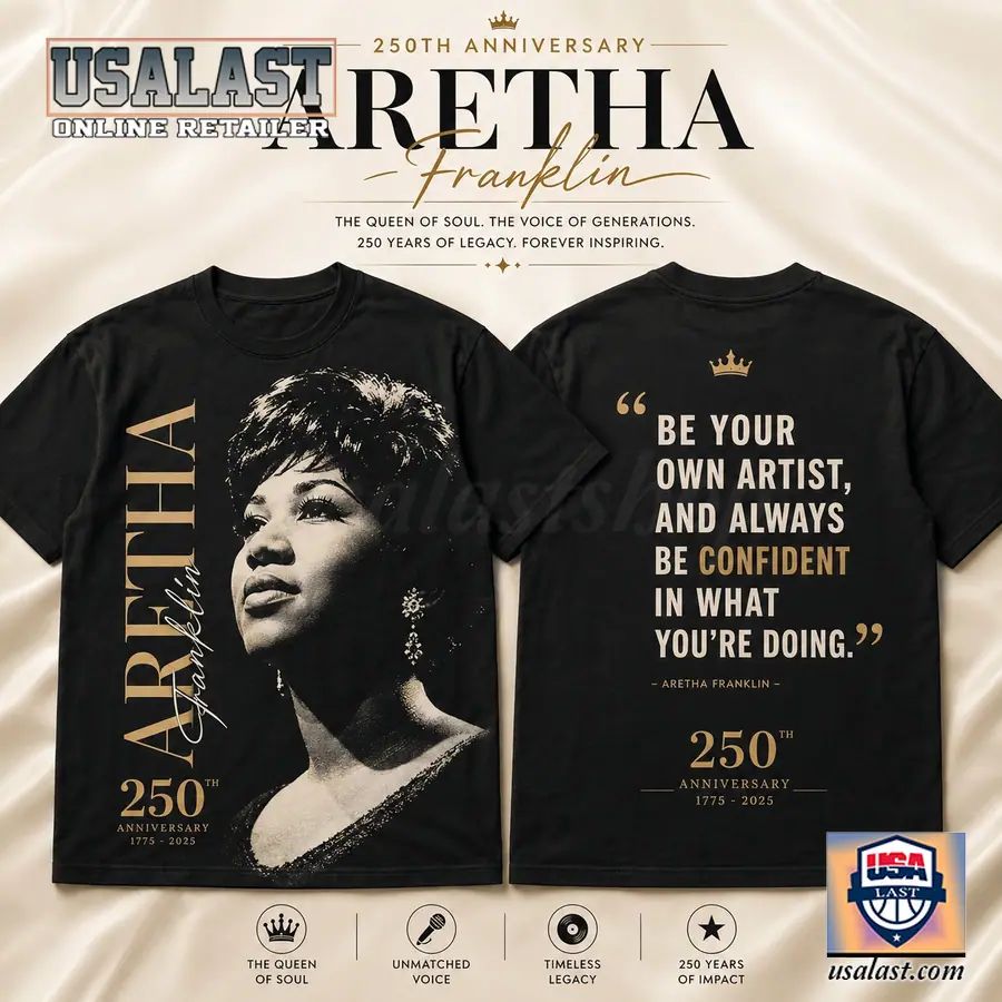 Aretha Franklin 250th Anniversary 3D Shirt