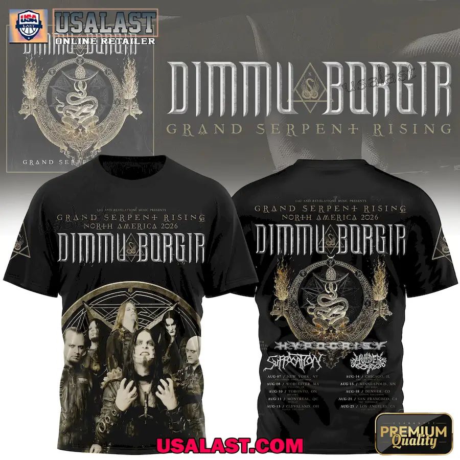 Dimmu Borgir Grand Serpent Rising Tour US 2026 Apparel Clothing