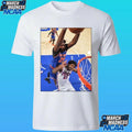 Mitchell Robinson Dunking On Joel Embiid Shirt