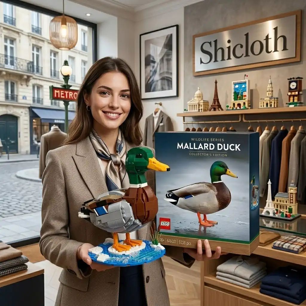 Wildlife Series Mallard Duck Collection Building Brick Set
