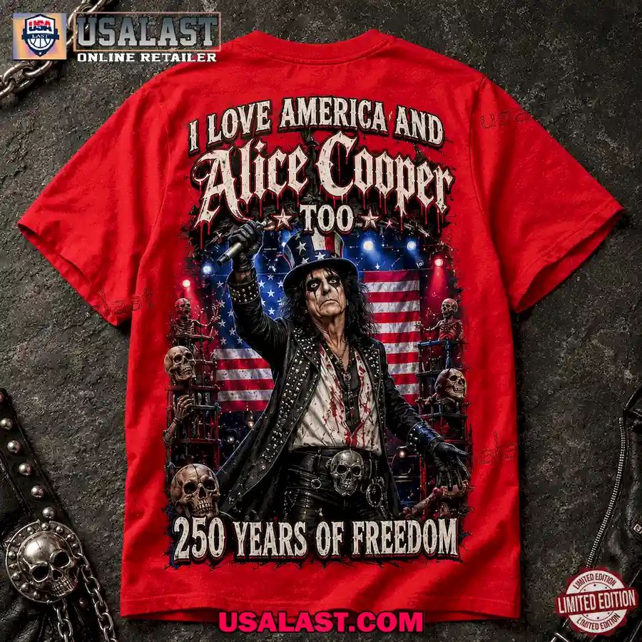 Alice Cooper America 250 Years Of Freedom 3D Shirt