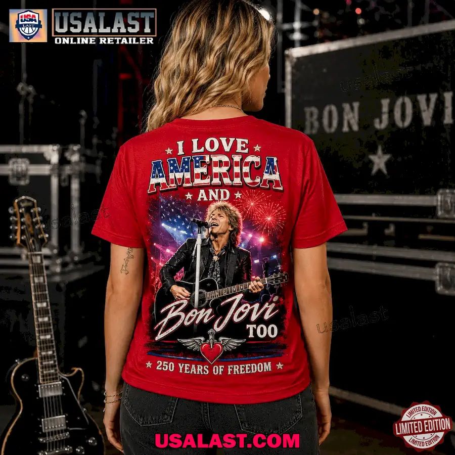Bon Jovi America 250 Years Of Freedom 3D Shirt