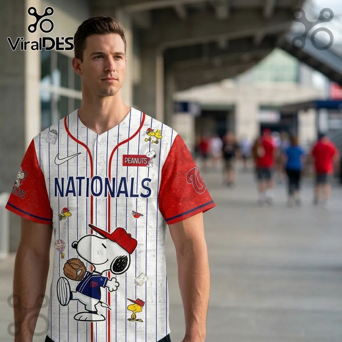 Peanuts x Washington Nationals Limited Edition Baseball Jersey