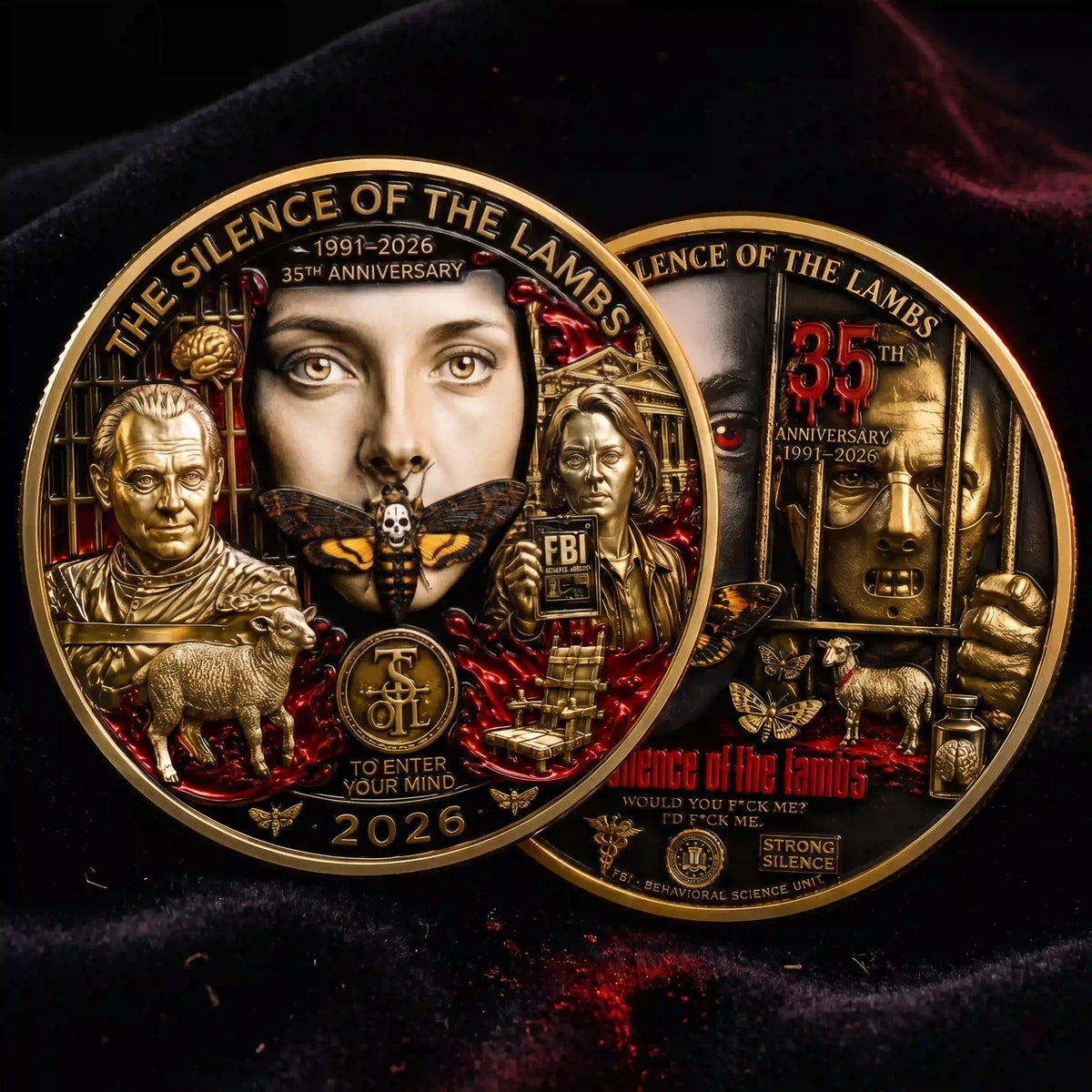 The Silence of the Lambs 35th Anniversary Collectible Coin