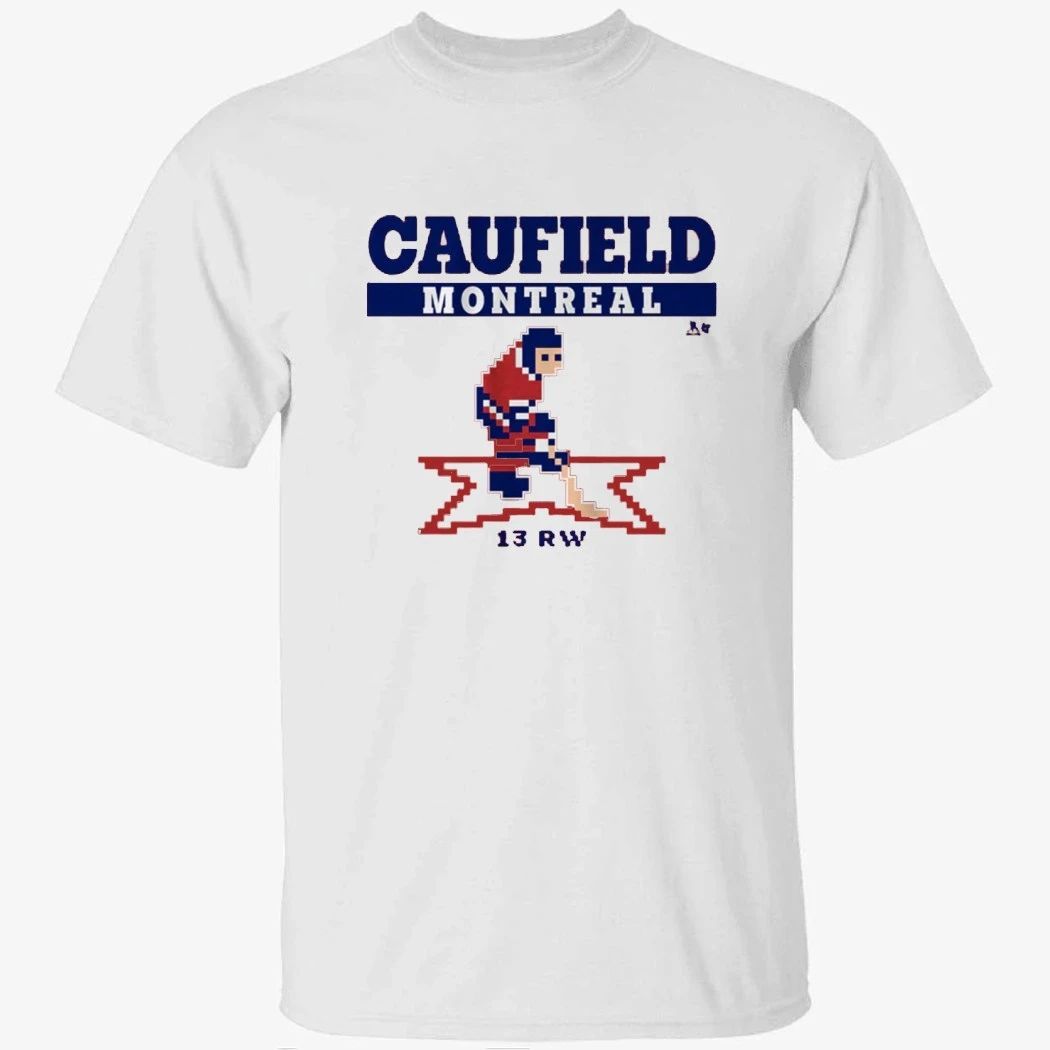 Cole Caufield Montreal Retro Hockey T-Shirt