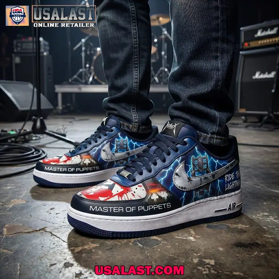 Metallica Air Force 1 Sneakers Master Of Puppets Shoes
