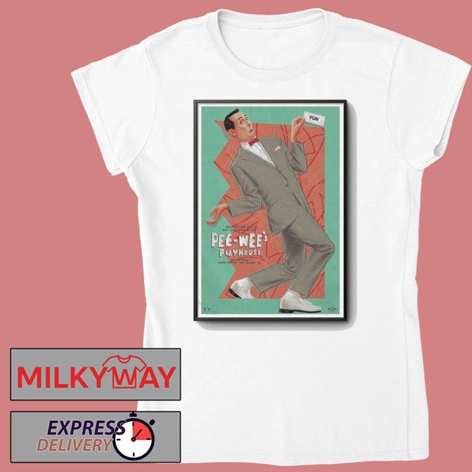POSTER Pee-wee’s Playhouse Tour May 04 2026 Los Angeles, CA shirt