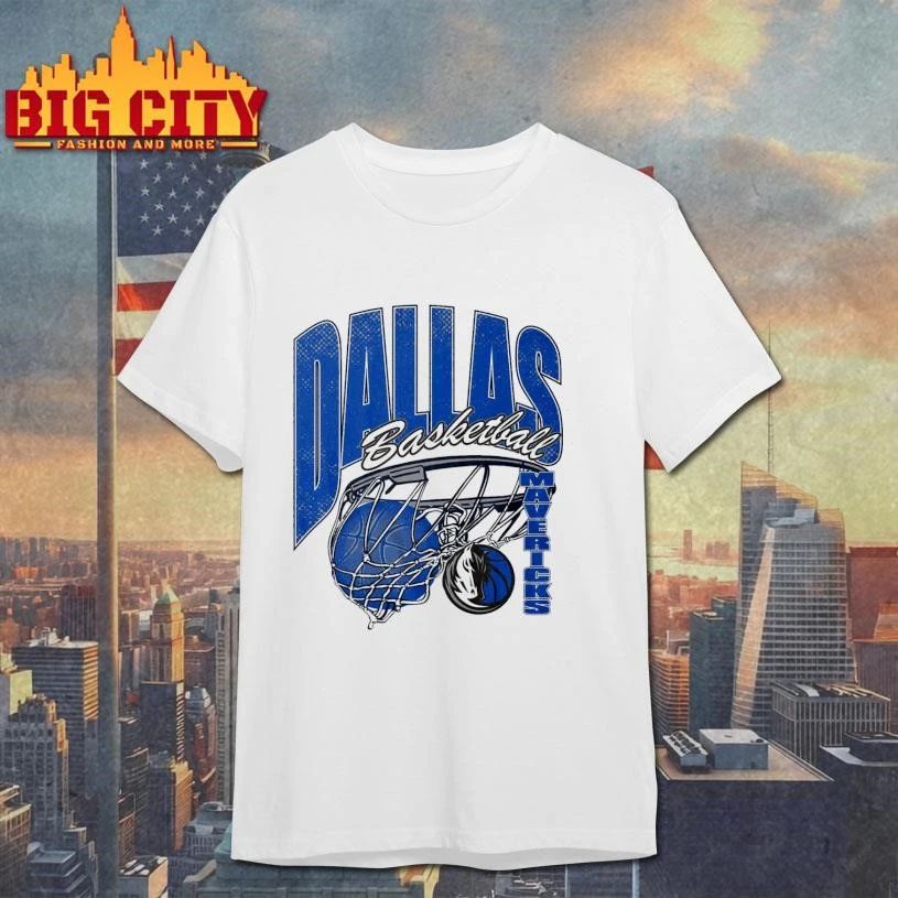 Funny Dallas Mavericks Script Swish Shirt