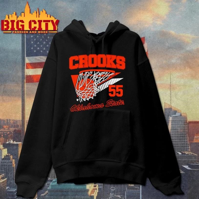 Oklahoma State Basketball Audi Crooks Retro Swish Shirt