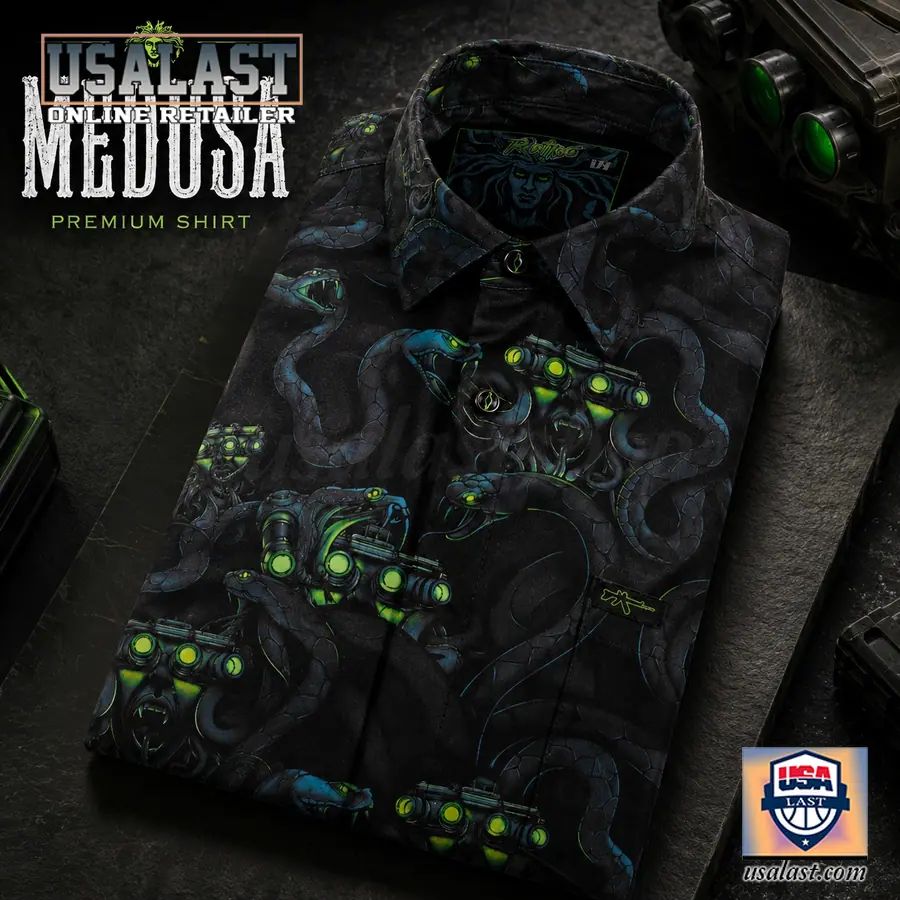 Medusa Dread Mother Short Sleeve Hawaiian Shirt