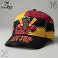 ZZ Top Classic Hot Rod Car Premium Embroidered Patchwork Baseball Cap