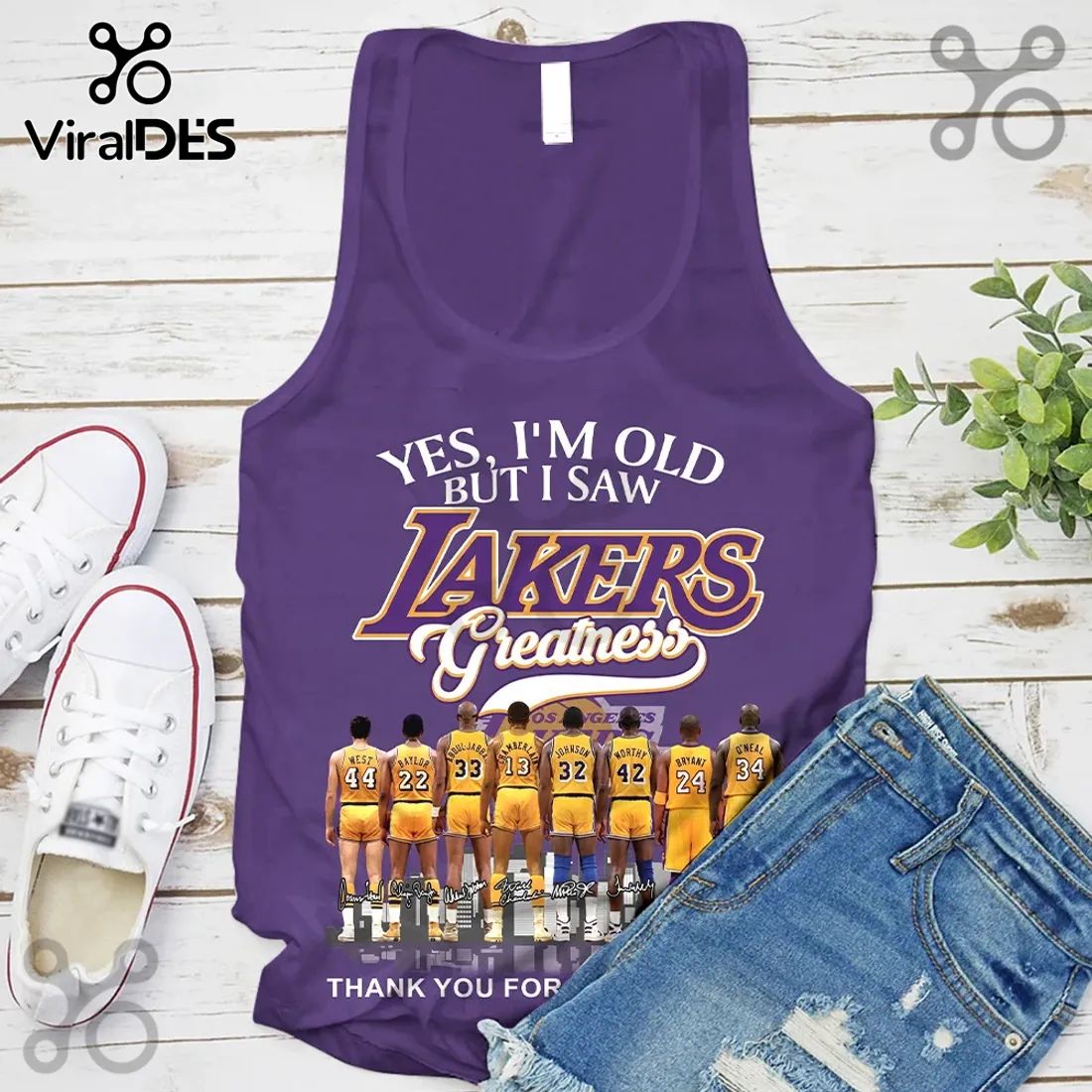 Los Angeles Lakers Legends Greatness Graphic T-Shirt