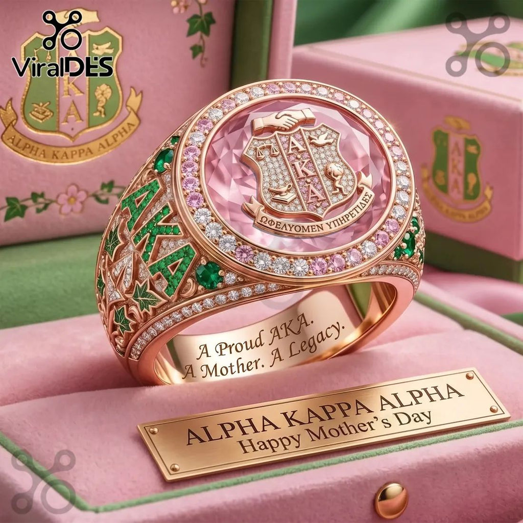 Alpha Kappa Alpha x Mother’s Day Rose Gold Ring