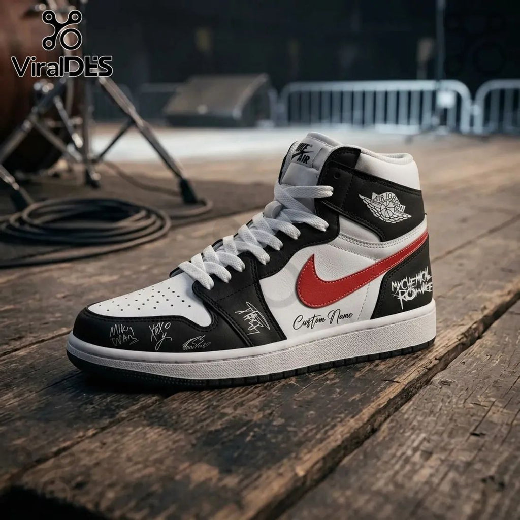My Chemical Romance Black Parade 2026 Custom Signature High-Top Sneakers
